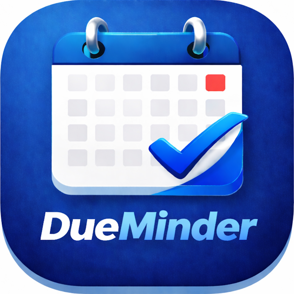 DueMinder app icon.